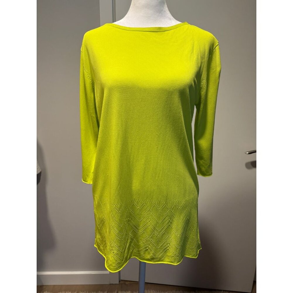 Neon Green Knit Top (No brand)